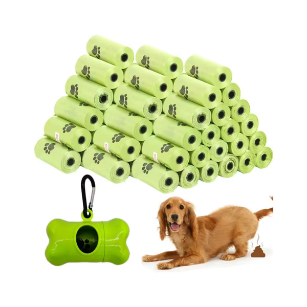 On Repeat Poop Bag Refills - 540 biodegradable unscented bags across 36 rolls