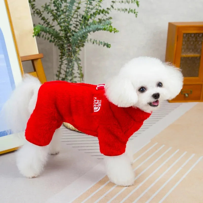Cosy Zip-Up Fleece Dog Hoodie