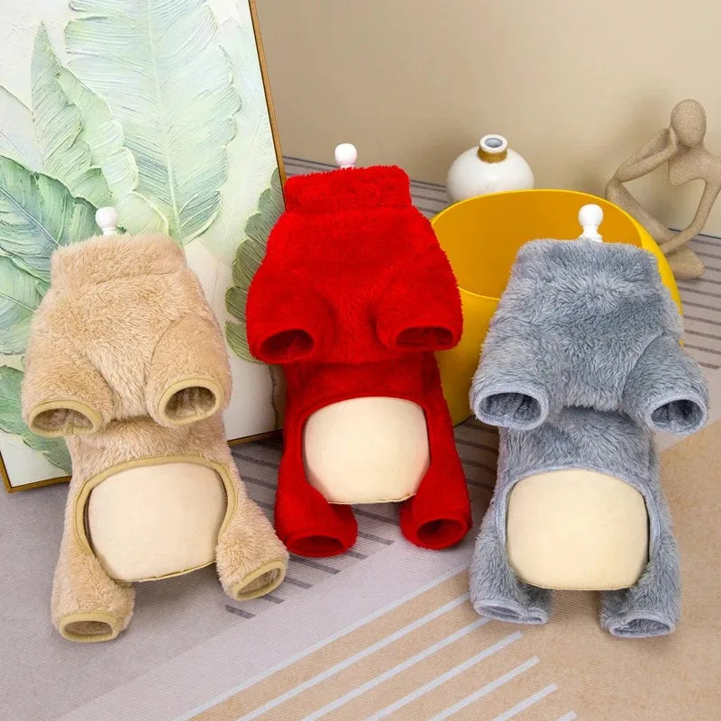 Cosy Zip-Up Fleece Dog Hoodie