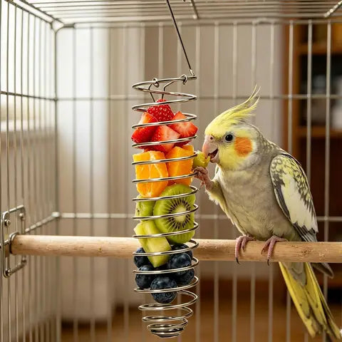 Spiral Snack Feeder millet holder