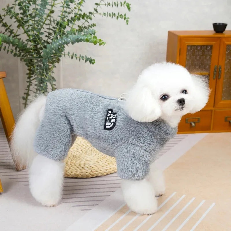 Cosy Zip-Up Fleece Dog Hoodie
