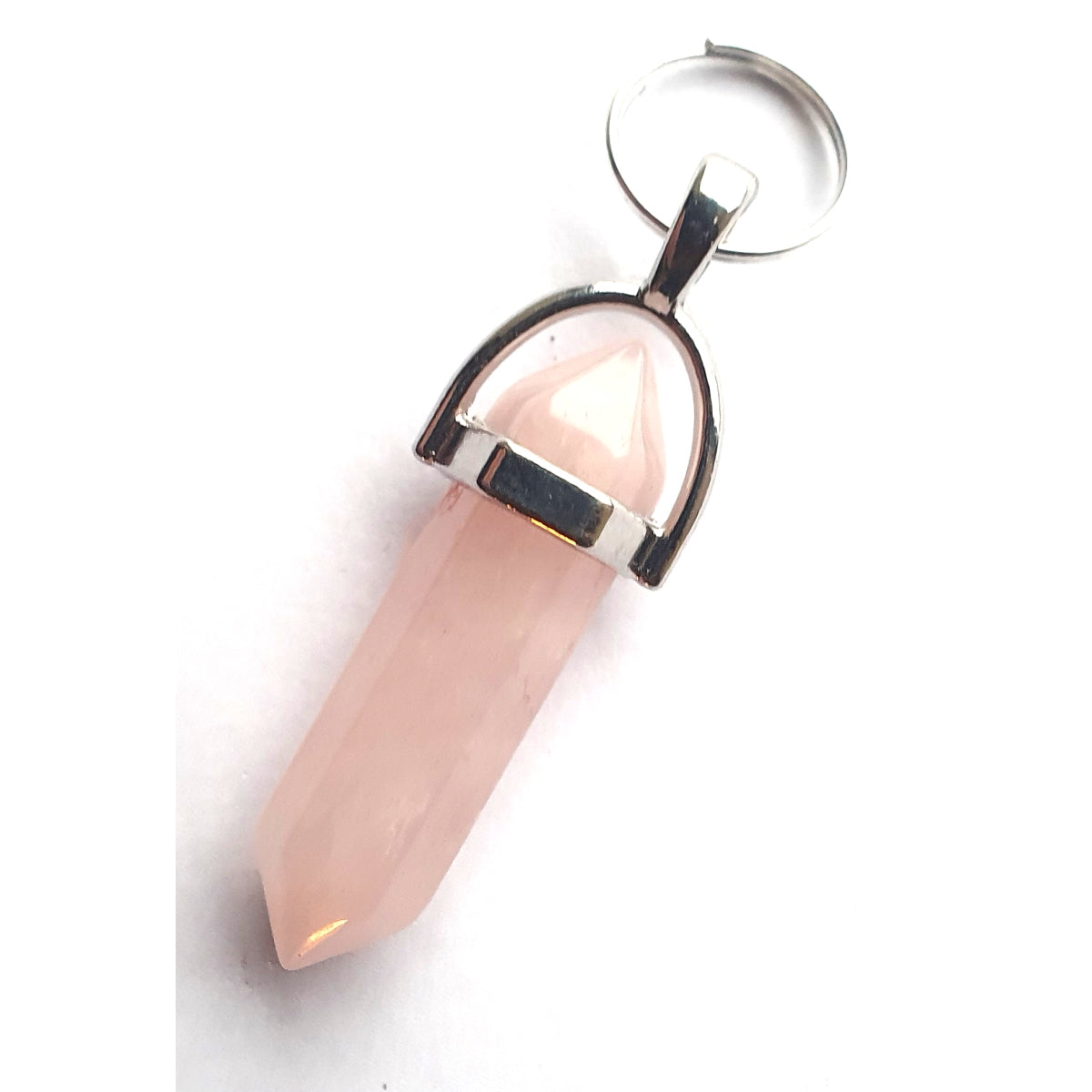 Pointed Crystal Gemstone Pet Dog Charms, genuine gemstone collar charm