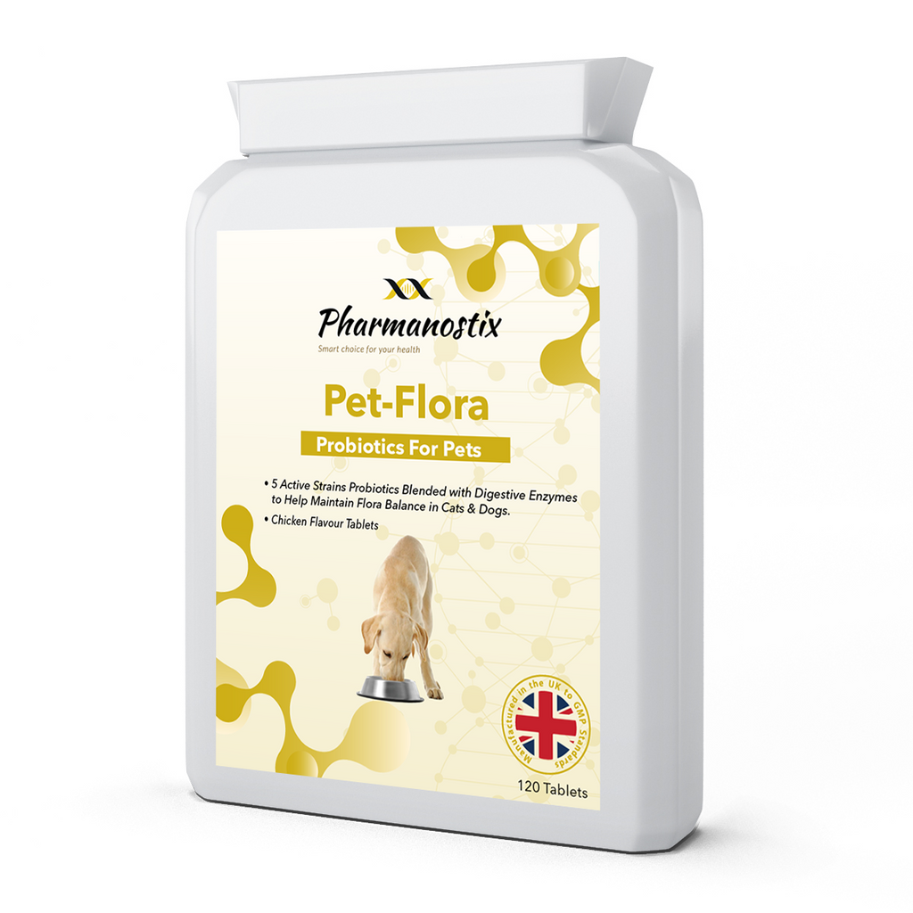 Pet-Flora Probiotic Tablets for Dogs and Cats